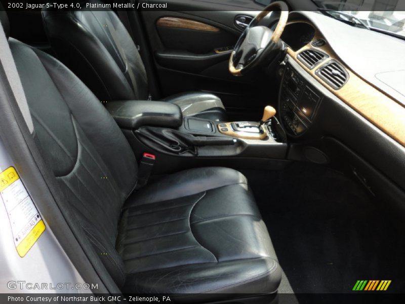 Platinum Metallic / Charcoal 2002 Jaguar S-Type 4.0