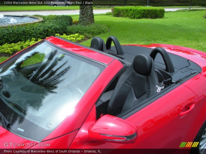 Mars Red / Black 2009 Mercedes-Benz SLK 300 Roadster