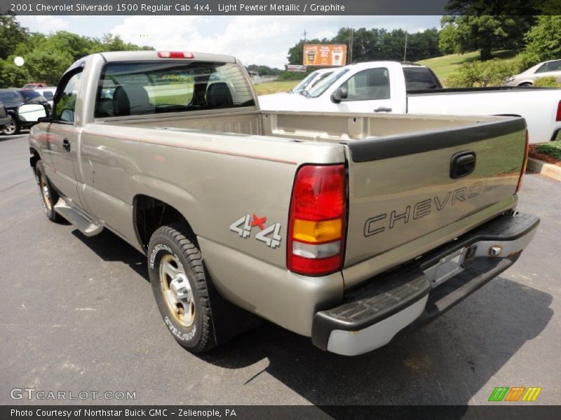 Light Pewter Metallic / Graphite 2001 Chevrolet Silverado 1500 Regular Cab 4x4