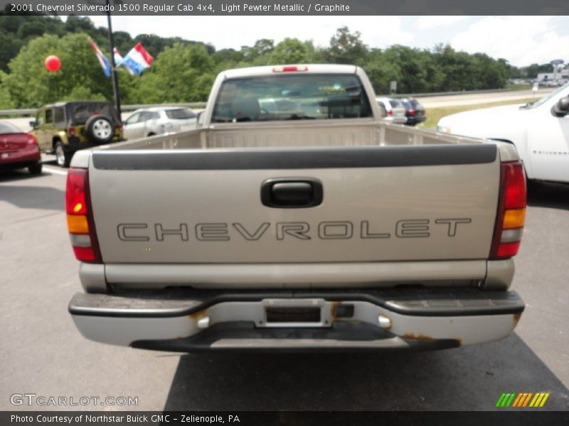 Light Pewter Metallic / Graphite 2001 Chevrolet Silverado 1500 Regular Cab 4x4
