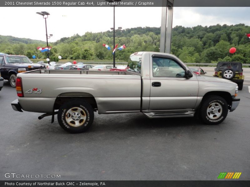 Light Pewter Metallic / Graphite 2001 Chevrolet Silverado 1500 Regular Cab 4x4