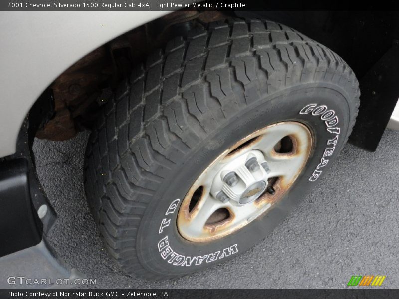 Light Pewter Metallic / Graphite 2001 Chevrolet Silverado 1500 Regular Cab 4x4