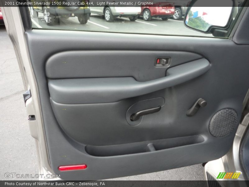 Light Pewter Metallic / Graphite 2001 Chevrolet Silverado 1500 Regular Cab 4x4