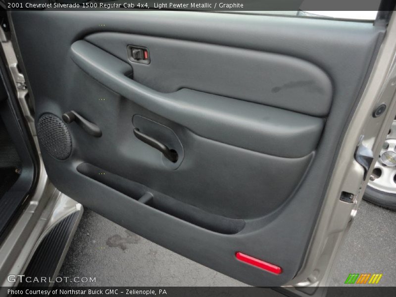 Light Pewter Metallic / Graphite 2001 Chevrolet Silverado 1500 Regular Cab 4x4