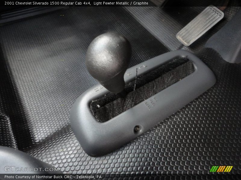 Light Pewter Metallic / Graphite 2001 Chevrolet Silverado 1500 Regular Cab 4x4