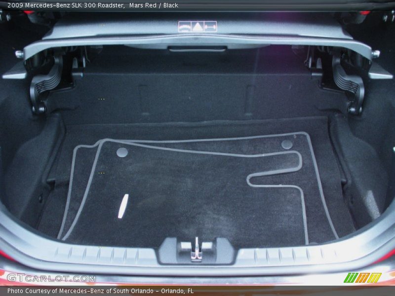 Mars Red / Black 2009 Mercedes-Benz SLK 300 Roadster