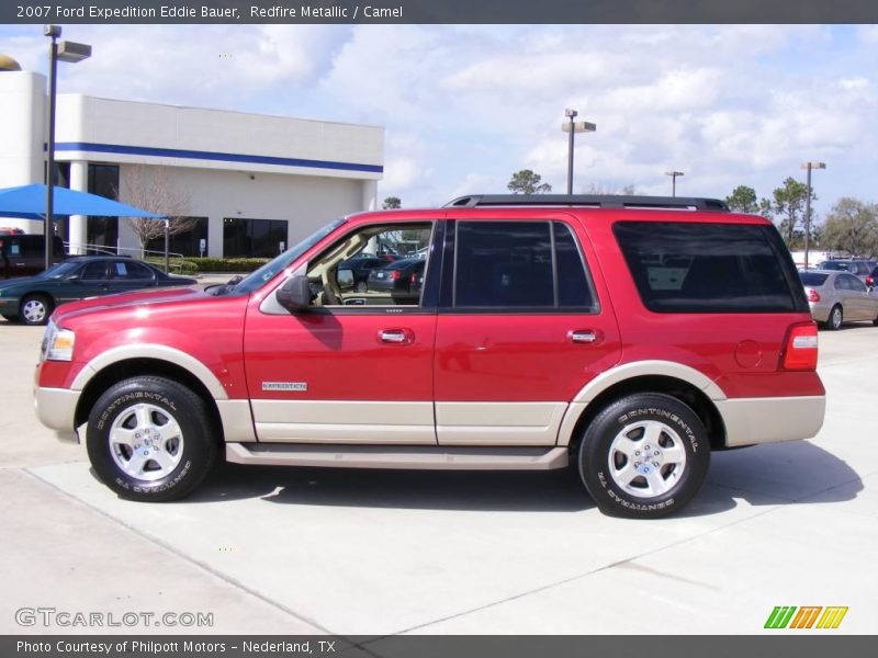Redfire Metallic / Camel 2007 Ford Expedition Eddie Bauer