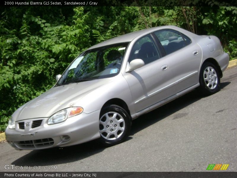 Sandalwood / Gray 2000 Hyundai Elantra GLS Sedan