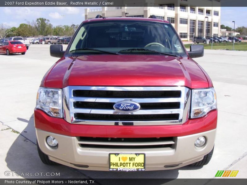 Redfire Metallic / Camel 2007 Ford Expedition Eddie Bauer