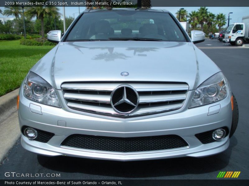 Iridium Silver Metallic / Grey/Black 2009 Mercedes-Benz C 350 Sport