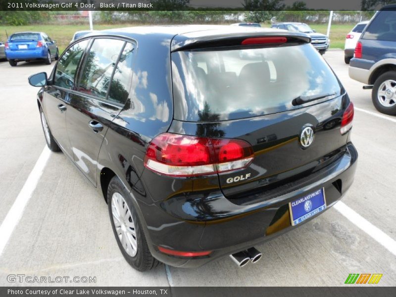 Black / Titan Black 2011 Volkswagen Golf 4 Door