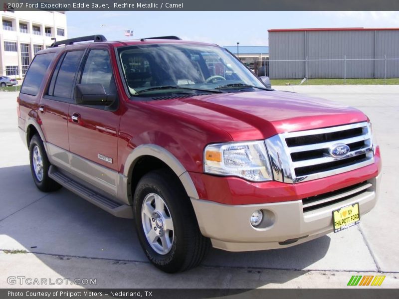Redfire Metallic / Camel 2007 Ford Expedition Eddie Bauer