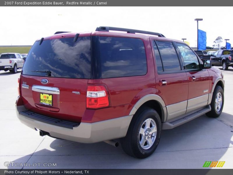 Redfire Metallic / Camel 2007 Ford Expedition Eddie Bauer