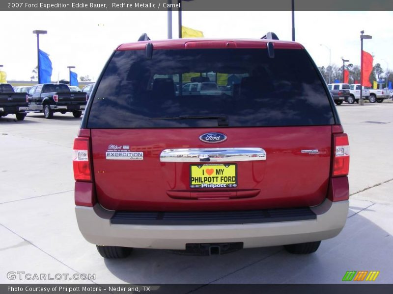 Redfire Metallic / Camel 2007 Ford Expedition Eddie Bauer