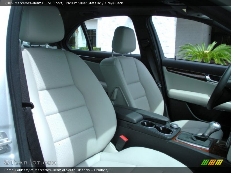 Iridium Silver Metallic / Grey/Black 2009 Mercedes-Benz C 350 Sport