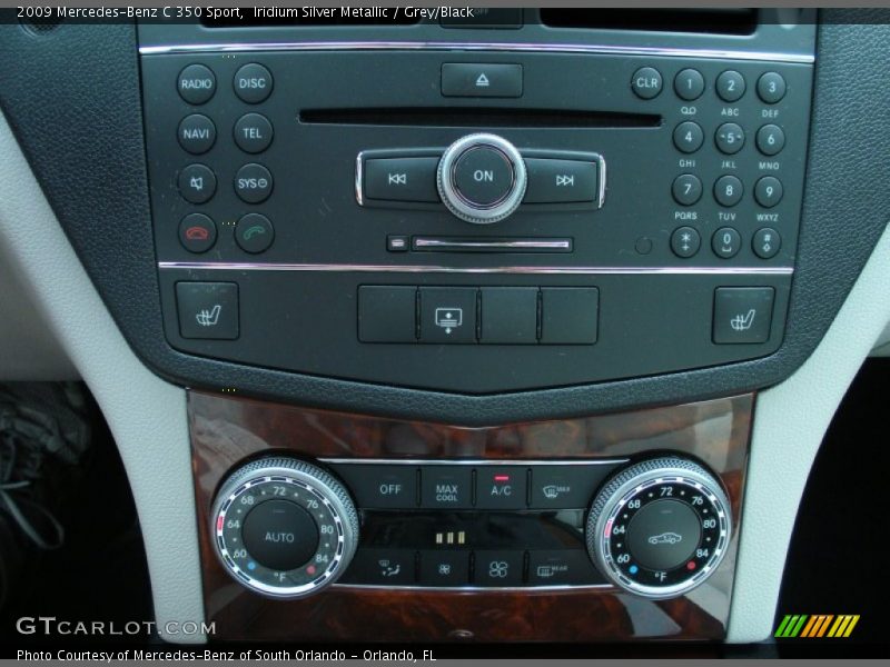 Iridium Silver Metallic / Grey/Black 2009 Mercedes-Benz C 350 Sport