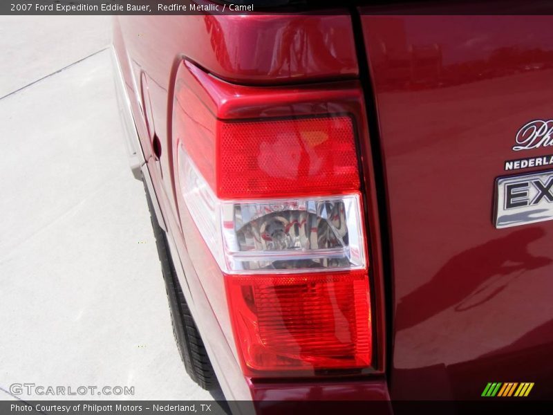 Redfire Metallic / Camel 2007 Ford Expedition Eddie Bauer