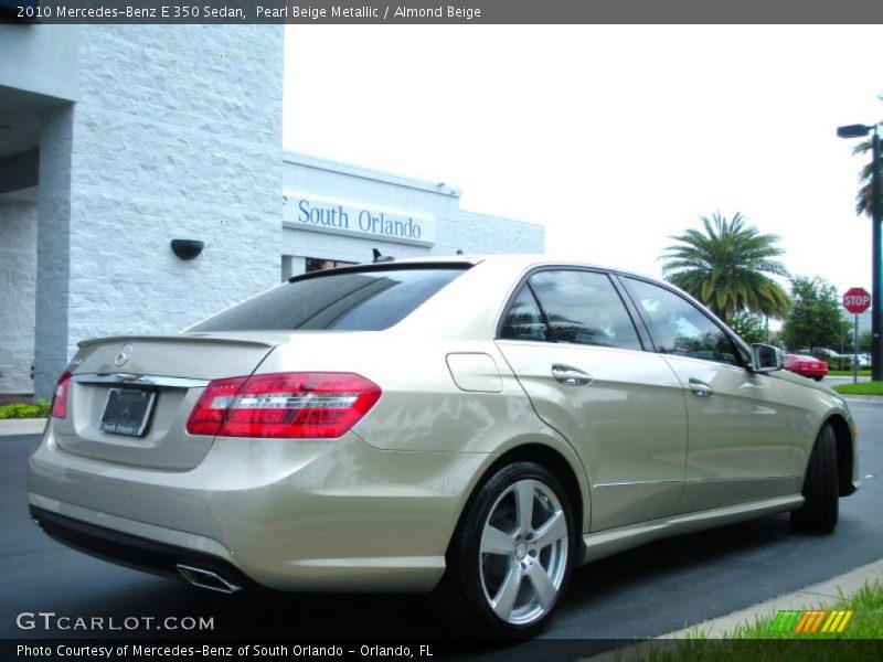 Pearl Beige Metallic / Almond Beige 2010 Mercedes-Benz E 350 Sedan