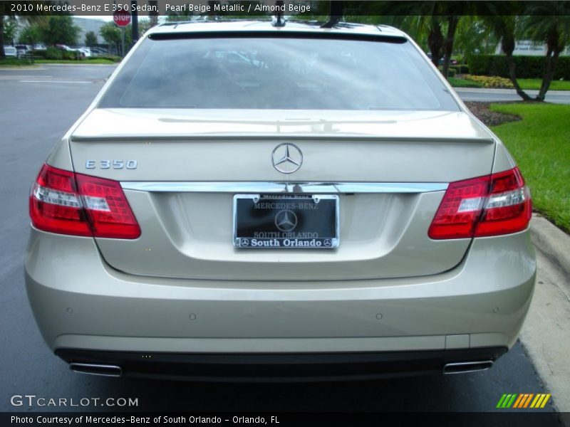 Pearl Beige Metallic / Almond Beige 2010 Mercedes-Benz E 350 Sedan