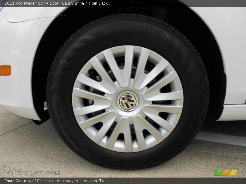 Candy White / Titan Black 2011 Volkswagen Golf 4 Door