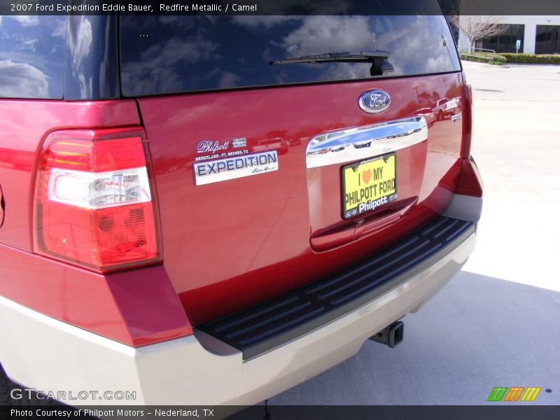 Redfire Metallic / Camel 2007 Ford Expedition Eddie Bauer