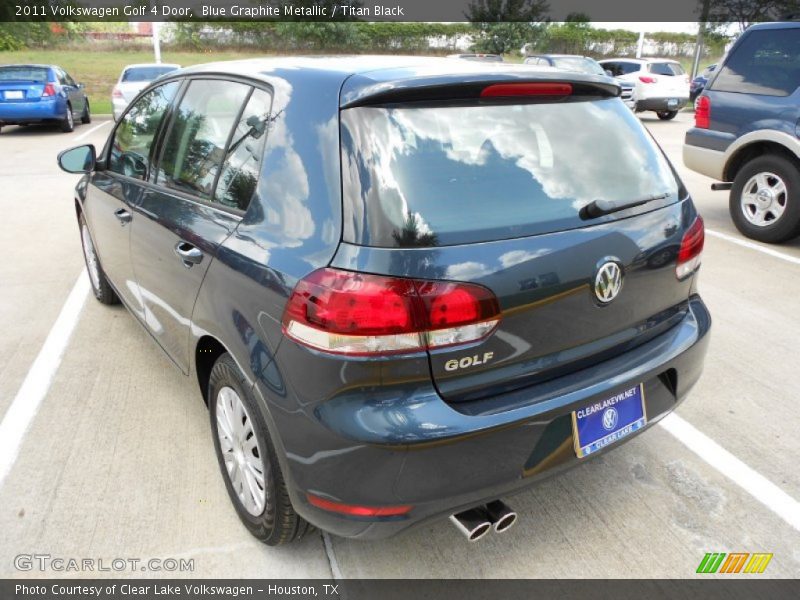 Blue Graphite Metallic / Titan Black 2011 Volkswagen Golf 4 Door