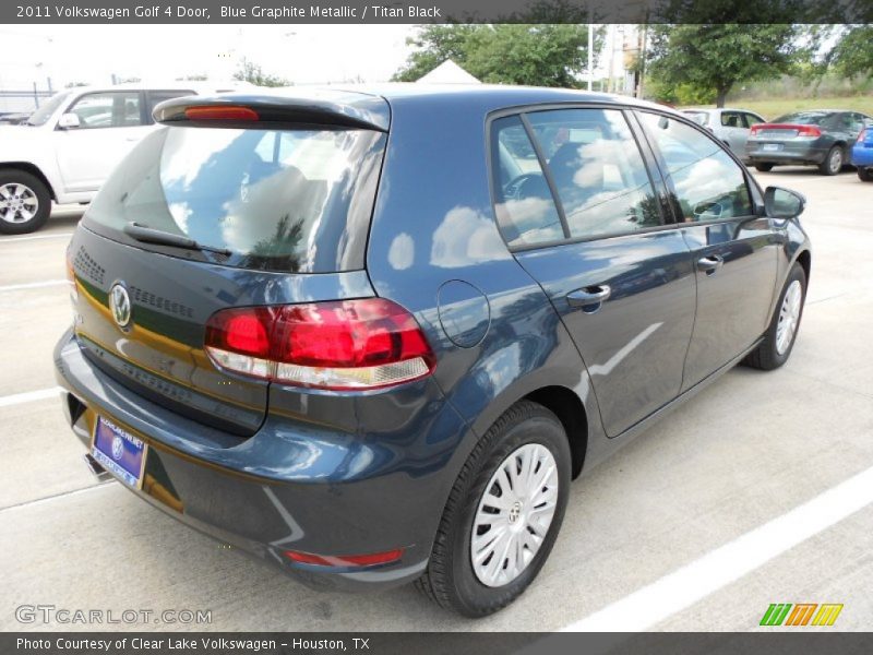 Blue Graphite Metallic / Titan Black 2011 Volkswagen Golf 4 Door