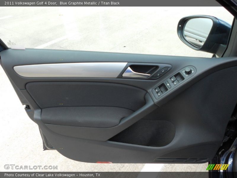 Blue Graphite Metallic / Titan Black 2011 Volkswagen Golf 4 Door