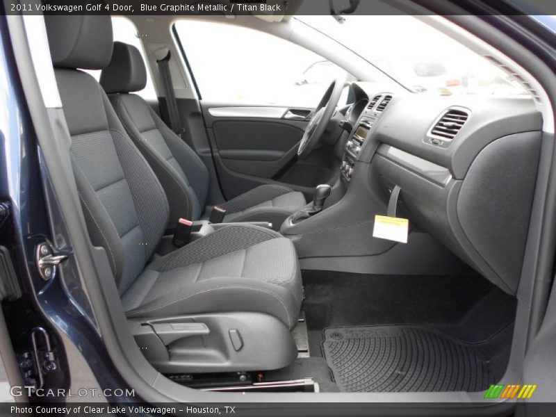 Blue Graphite Metallic / Titan Black 2011 Volkswagen Golf 4 Door