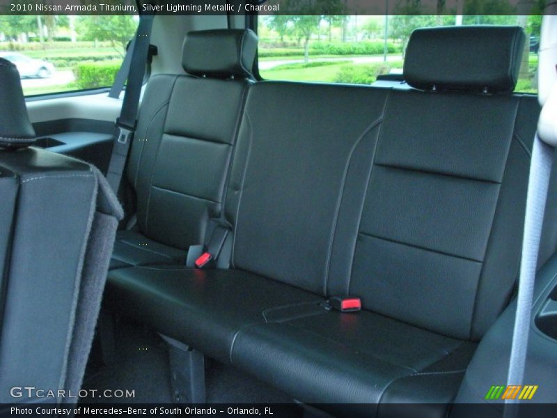 Silver Lightning Metallic / Charcoal 2010 Nissan Armada Titanium