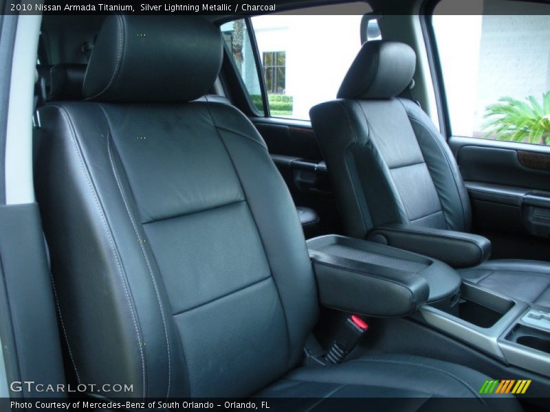Silver Lightning Metallic / Charcoal 2010 Nissan Armada Titanium