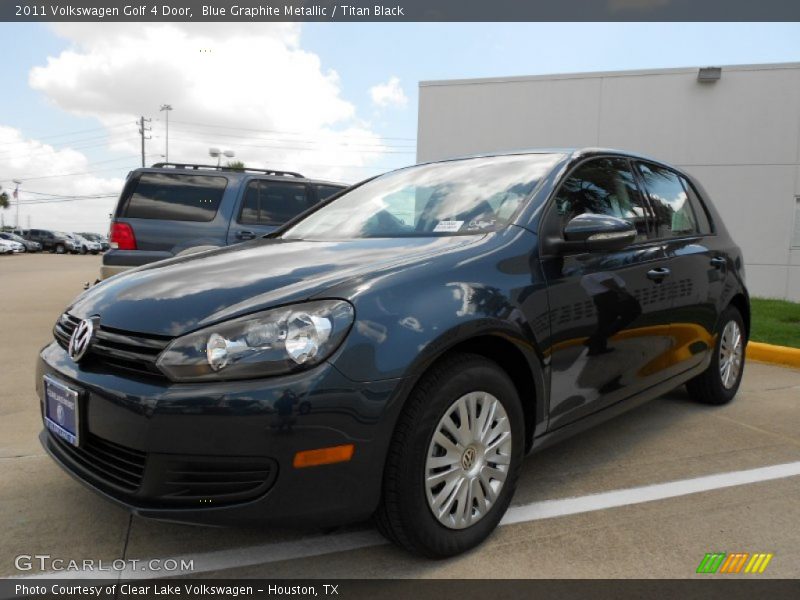 Blue Graphite Metallic / Titan Black 2011 Volkswagen Golf 4 Door