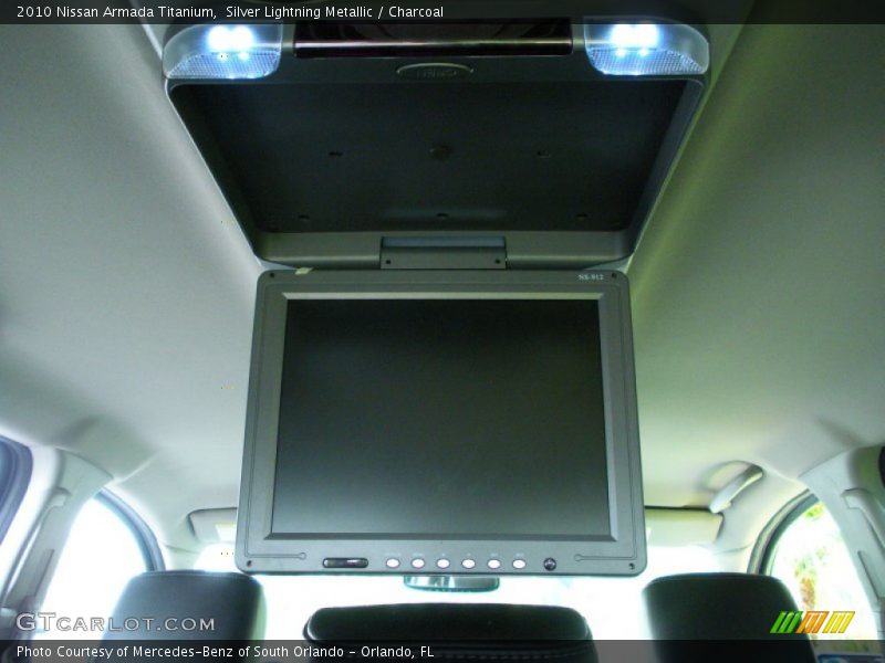 Silver Lightning Metallic / Charcoal 2010 Nissan Armada Titanium