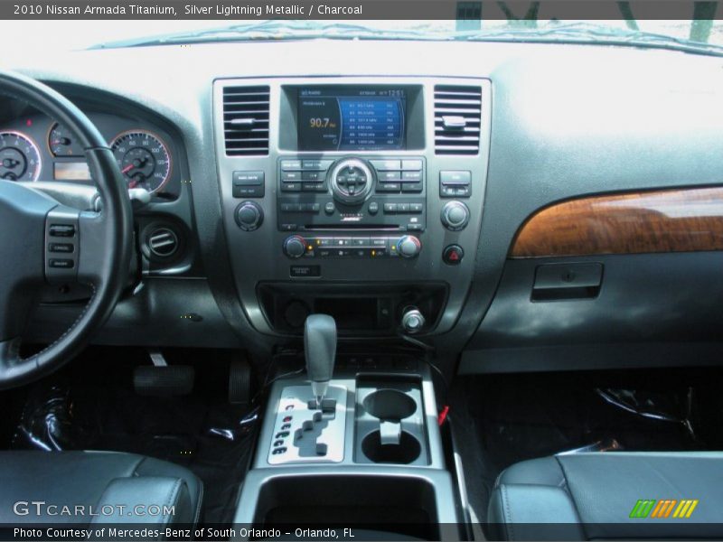 Silver Lightning Metallic / Charcoal 2010 Nissan Armada Titanium