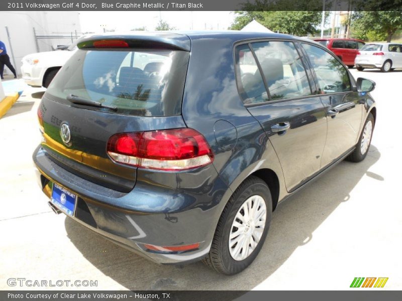 Blue Graphite Metallic / Titan Black 2011 Volkswagen Golf 4 Door