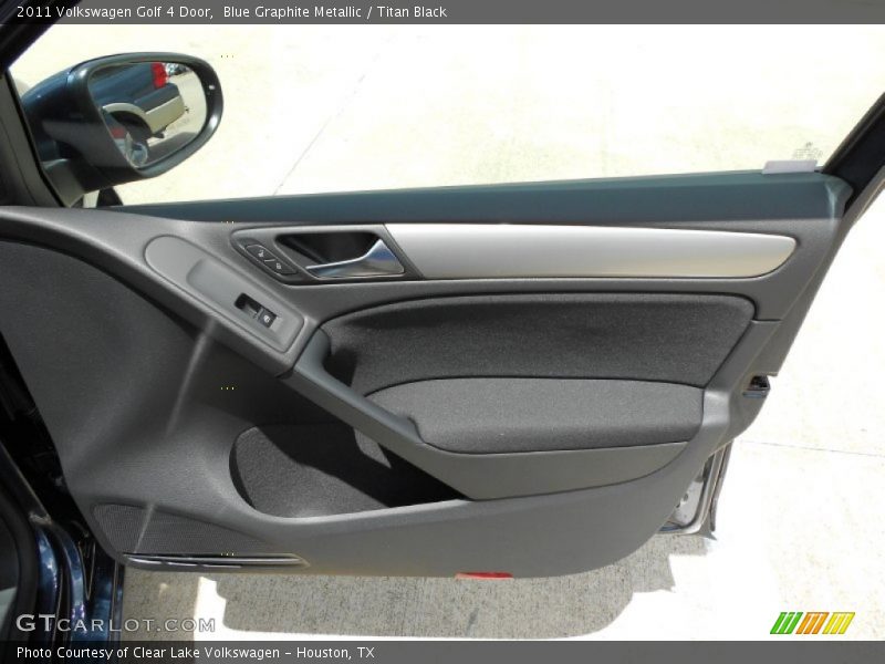 Blue Graphite Metallic / Titan Black 2011 Volkswagen Golf 4 Door