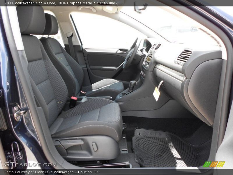 Blue Graphite Metallic / Titan Black 2011 Volkswagen Golf 4 Door