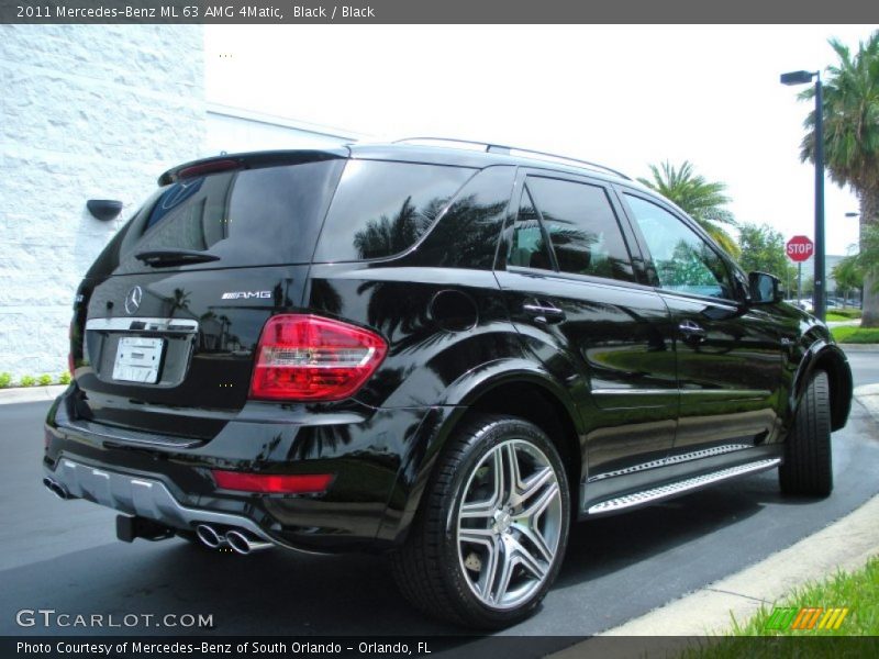 Black / Black 2011 Mercedes-Benz ML 63 AMG 4Matic