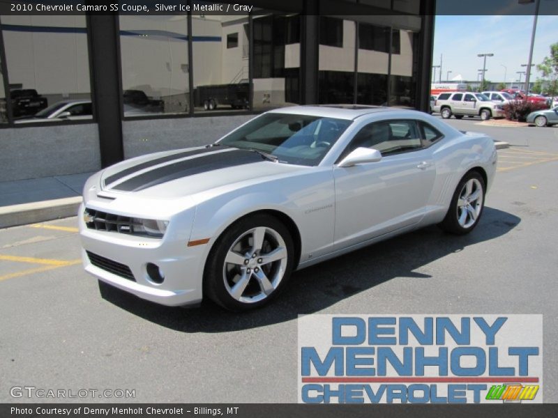 Silver Ice Metallic / Gray 2010 Chevrolet Camaro SS Coupe
