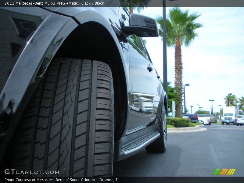 Black / Black 2011 Mercedes-Benz ML 63 AMG 4Matic