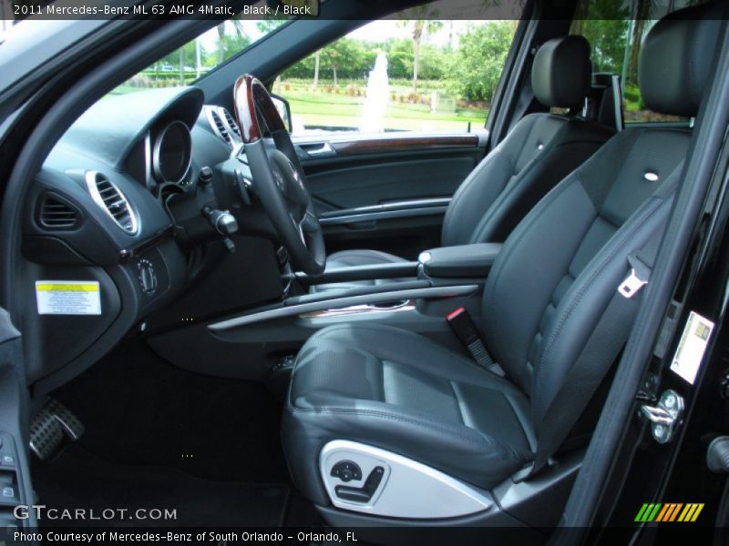  2011 ML 63 AMG 4Matic Black Interior