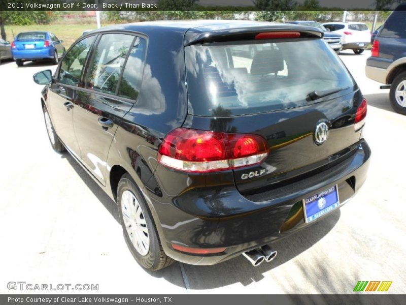 Black / Titan Black 2011 Volkswagen Golf 4 Door