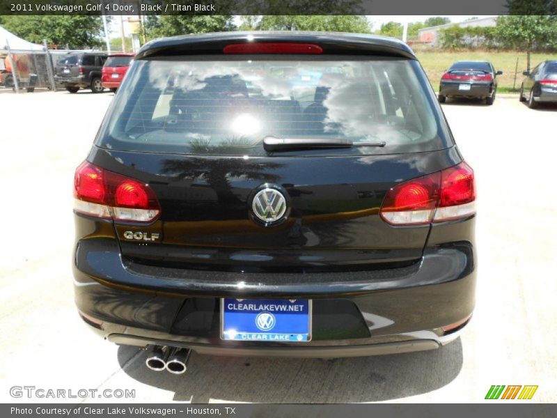 Black / Titan Black 2011 Volkswagen Golf 4 Door