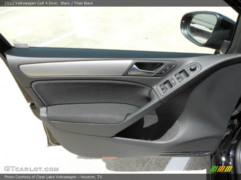 Black / Titan Black 2011 Volkswagen Golf 4 Door