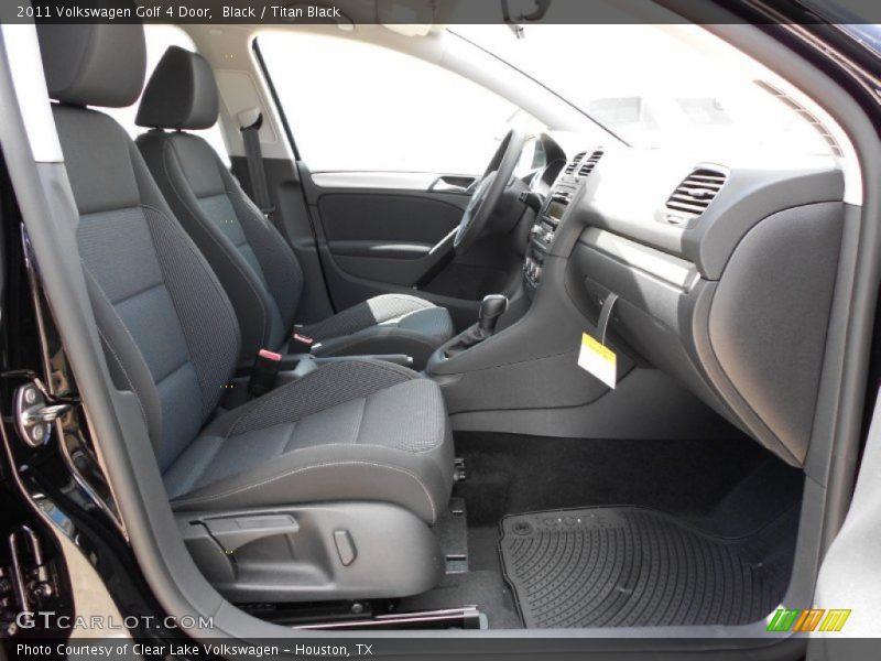 Black / Titan Black 2011 Volkswagen Golf 4 Door