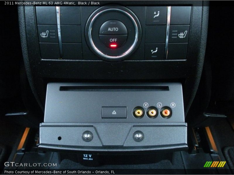 Controls of 2011 ML 63 AMG 4Matic