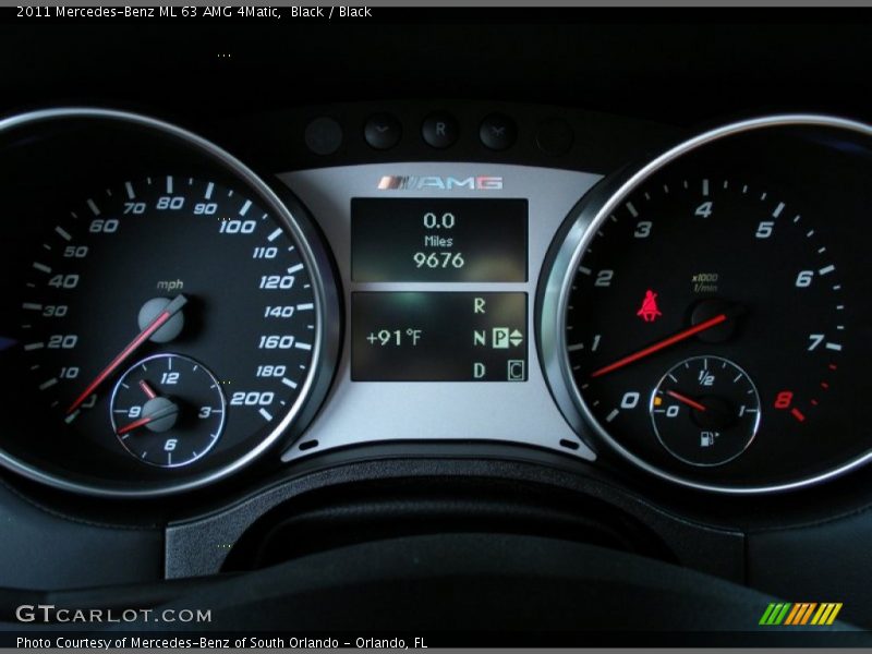  2011 ML 63 AMG 4Matic 63 AMG 4Matic Gauges