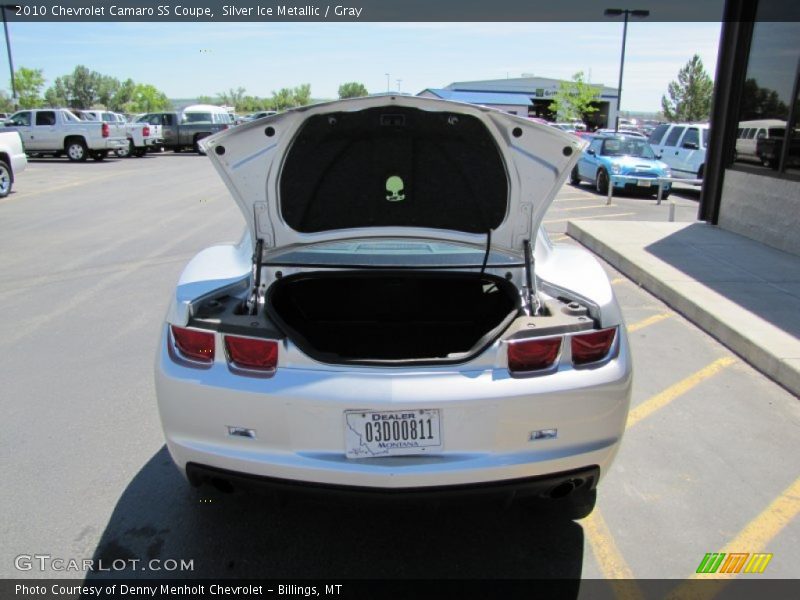 Silver Ice Metallic / Gray 2010 Chevrolet Camaro SS Coupe