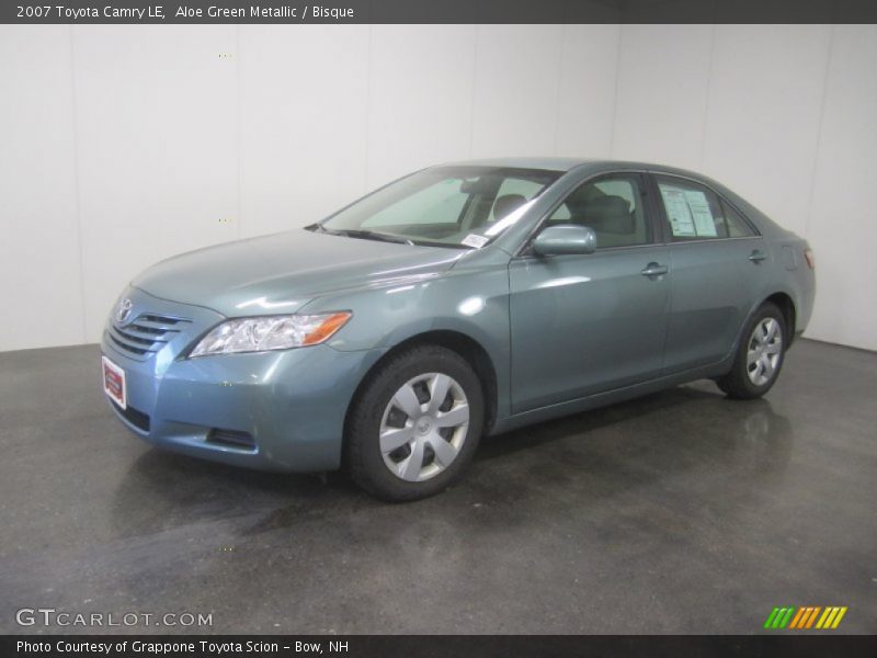 Aloe Green Metallic / Bisque 2007 Toyota Camry LE