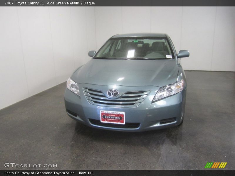 Aloe Green Metallic / Bisque 2007 Toyota Camry LE